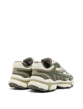 Женские кроссовки Lacoste L003 2K24 кожаные зеленые - фото 3 - Miraton