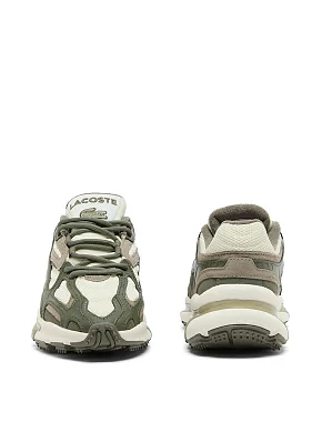 Женские кроссовки Lacoste L003 2K24 кожаные зеленые - фото 5 - Miraton