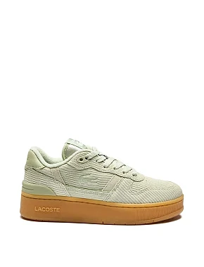 Женские кеды Lacoste Spinor замшевые зеленые - фото  - Miraton