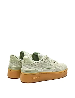 Женские кеды Lacoste Spinor замшевые зеленые - фото 2 - Miraton