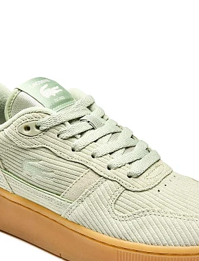 Женские кеды Lacoste Spinor замшевые зеленые - фото 5 - Miraton