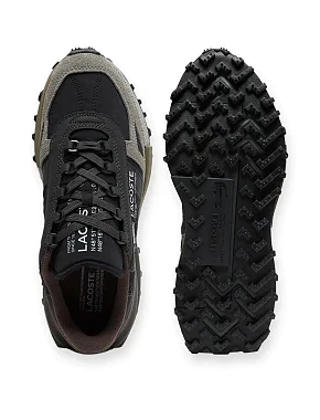 Мужские кроссовки Lacoste Elite Active замшевые черные - фото 4 - Miraton