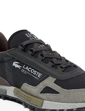 Мужские кроссовки Lacoste Elite Active замшевые черные - фото 6 - Miraton