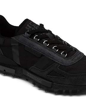 Чоловічі кросівки Lacoste Elite Active шкіряні чорні - фото 6 - Miraton