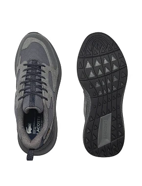 Чоловічі кросівки Lacoste L003 Evo замшеві сірі - фото 2 - Miraton