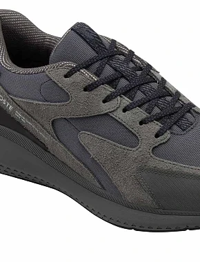 Чоловічі кросівки Lacoste L003 Evo замшеві сірі - фото 5 - Miraton