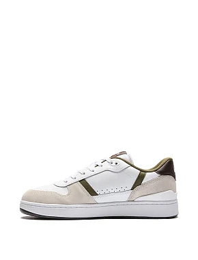 Чоловічі кеди Lacoste T-Clip шкіряні білі - фото 3 - Miraton