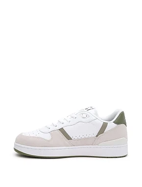 Мужские кеды Lacoste T-Clip кожаные белые - фото 2 - Miraton