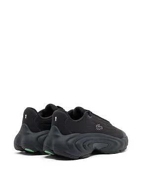 Женские кроссовки Lacoste L003 NEO текстильные черные - фото 3 - Miraton