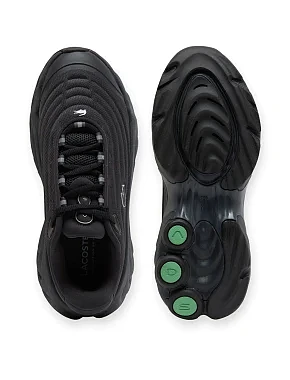 Женские кроссовки Lacoste L003 NEO текстильные черные - фото 4 - Miraton