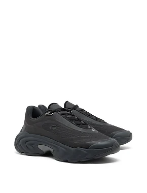 Чоловічі кросівки Lacoste Spinor текстильні чорні - фото 2 - Miraton