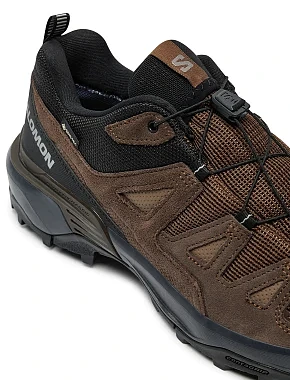 Чоловічі кросівки Salomon X ULTRA 360 LEATHER GORE-TEX з екошкіри чорні - фото 6 - Miraton