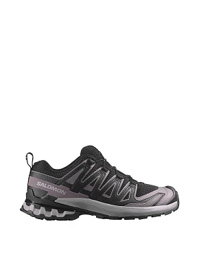 Женские кроссовки Salomon XA PRO 3D V9 из экокожи серые - фото 1 - Miraton