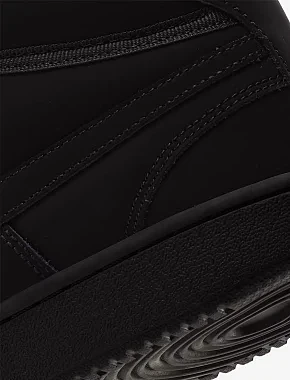 Чоловічі черевики Nike Court Vision Mid шкіряні чорні - фото 7 - Miraton
