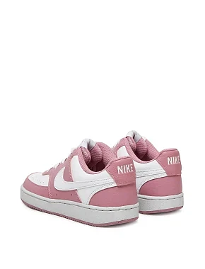 Жіночі кеди Nike COURT VISION з екошкіри рожеві - фото 3 - Miraton