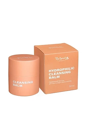 Top Beauty Hydrophilic Cleansing Balm Гидрофильный бальзам для снятия водостойкого макияжа, 50 мл - фото 1 - Miraton