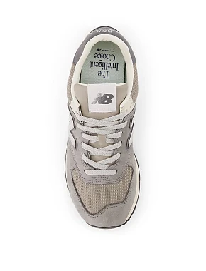 Кросівки New Balance 574 з нубуку сірі - фото 3 - Miraton