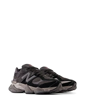 Кросівки New Balance 9060 замшеві чорні - фото 4 - Miraton
