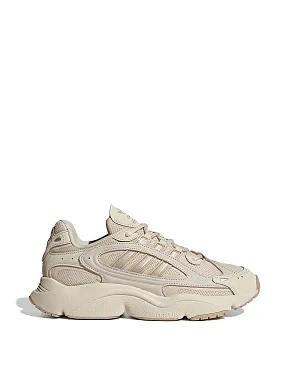 Жіночі кросівки Adidas OZMILLEN шкіряні молочного кольору - фото 1 - Miraton
