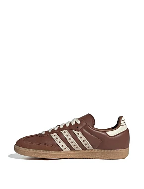 Жіночі кеди Adidas Samba OG шкіряні коричневі - фото 2 - Miraton