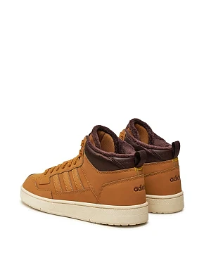 Жіночі черевики Adidas Rapid Court Mid Winterized з екошкіри чорні - фото 3 - Miraton