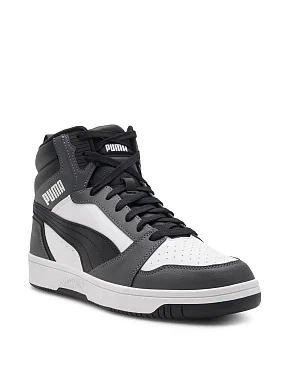 Чоловічі черевики PUMA Rebound v6 з екошкіри сірі - фото 3 - Miraton