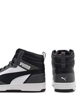 Чоловічі черевики PUMA Rebound v6 з екошкіри сірі - фото 5 - Miraton