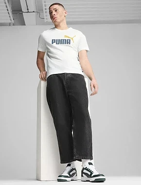 Мужские кеды PUMA Rebound v6 Low из экокожи зеленые - фото 5 - Miraton