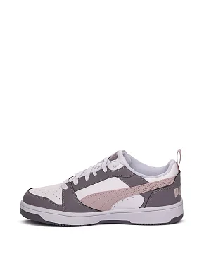 Жіночі кеди PUMA Rebound v6 Low з екошкіри бузкові - фото 2 - Miraton
