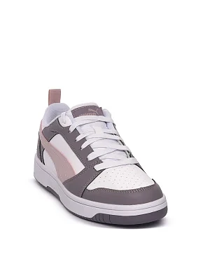 Жіночі кеди PUMA Rebound v6 Low з екошкіри бузкові - фото 3 - Miraton