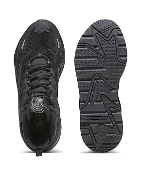 Мужские ботинки PUMA RS-X Hi текстильные черные - фото 4 - Miraton
