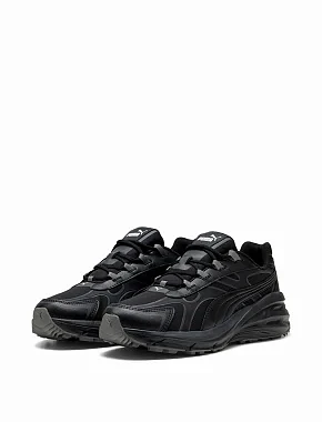 Чоловічі кросівки PUMA Hypnotic LS Abrupt з екошкіри чорні - фото 3 - Miraton
