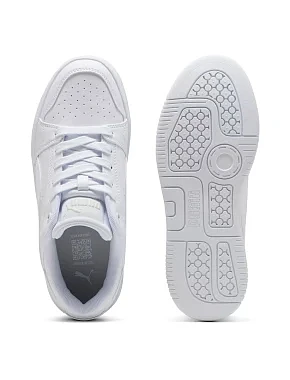 Жіночі кеди PUMA Rebound Low з екошкіри білі - фото 4 - Miraton
