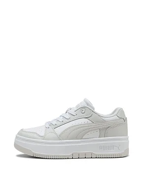 Жіночі кеди PUMA Rebound Low з екошкіри сірі - фото 2 - Miraton