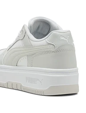 Жіночі кеди PUMA Rebound Low з екошкіри сірі - фото 5 - Miraton