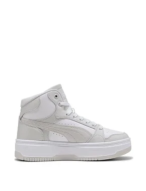 Жіночі черевики PUMA Rebound Mid з екошкіри сірі - фото 1 - Miraton