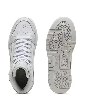 Жіночі черевики PUMA Rebound Mid з екошкіри сірі - фото 5 - Miraton