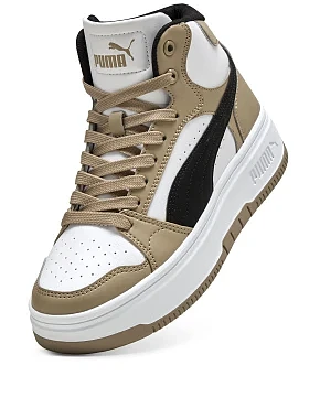 Жіночі черевики PUMA Rebound Mid з екошкіри бежеві - фото 6 - Miraton