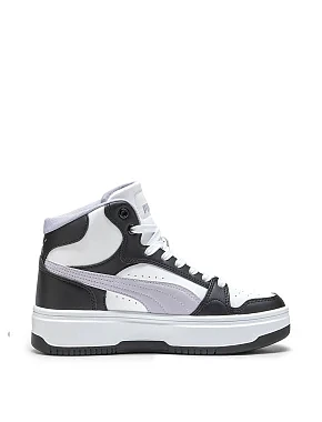 Жіночі черевики PUMA Rebound Mid з екошкіри чорні - фото 1 - Miraton