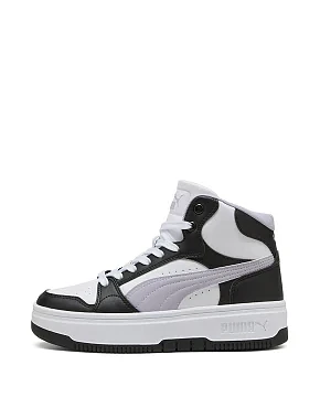 Жіночі черевики PUMA Rebound Mid з екошкіри чорні - фото 2 - Miraton
