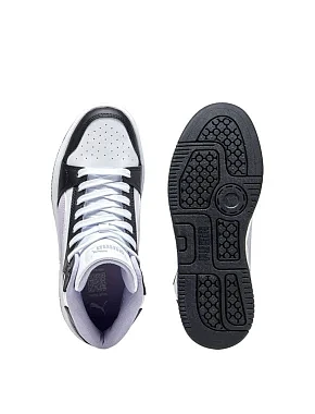 Жіночі черевики PUMA Rebound Mid з екошкіри чорні - фото 6 - Miraton