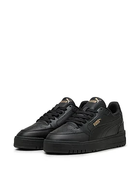 Чоловічі кеди PUMA Shuffle Downtown з екошкіри чорні - фото 3 - Miraton