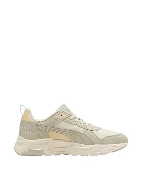 Жіночі кросівки PUMA Trinity 2 LT SL з екошкіри бежеві - фото 1 - Miraton