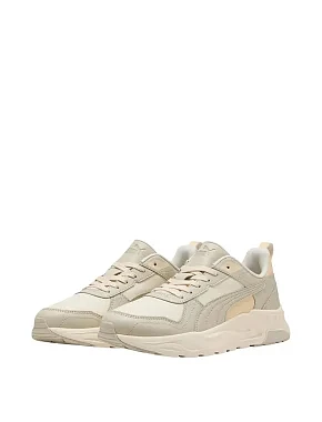 Жіночі кросівки PUMA Trinity 2 LT SL з екошкіри бежеві - фото 3 - Miraton