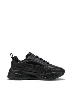 Жіночі кросівки PUMA Cassia 2.0 L з екошкіри чорні - фото 1 - Miraton