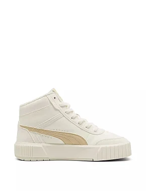 Жіночі черевики PUMA Carina Mia з екошкіри молочного кольору