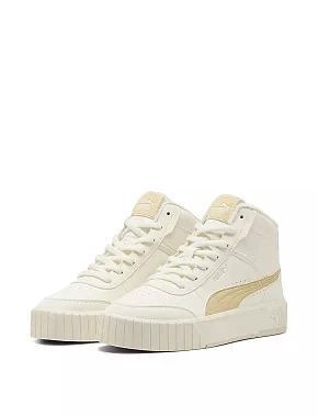Жіночі черевики PUMA Carina Mia з екошкіри молочного кольору