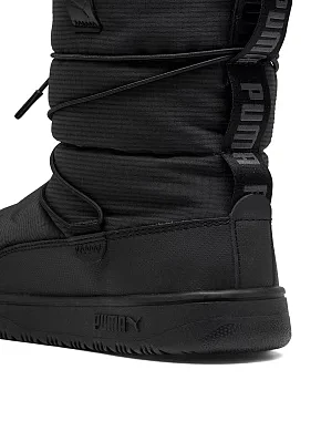 Жіночі дутики PUMA Snowbae Wns шкіряні чорні - фото 4 - Miraton
