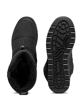 Жіночі дутики PUMA Snowbae Wns шкіряні чорні - фото 5 - Miraton