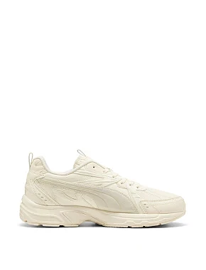 Жіночі кросівки PUMA Milenio Tech L шкіряні молочного кольору - фото 1 - Miraton